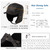 Comhats Oversize Waterproof 3XL XXXL Black Pilot Cap for Men Winter Aviator Earflap Hat Adult Faux Leather Trapper Trooper Extra Large Big Heads
