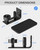 ZEKOO Sliding Barn Door Floor Guide: 8 Setup Options Barn Door Guides for Bottom - Wall Mounted Barn Door Guide Adjustable Roller - Flush Bottom Barn Door Hardware Easy Assembly
