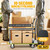 Keoslpy Upgraded Push Cart Dolly 700lbs, Foldable Platform Truck with Wheels, Heavy Duty Platform Cart, 2 Tier Moving Flatbed Cart for Warehouse, Garage, Workshop, Office 28.75" x 18.5" x 34"