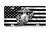 Marine Corps License Plate, USMC License Plate, Marine License Plate, USMC License Plates for Front of Car, USMC Black Flag License Plate, USMC Plate, Made in USA by Airstrike (Made of Metal)-774
