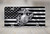 Marine Corps License Plate, USMC License Plate, Marine License Plate, USMC License Plates for Front of Car, USMC Black Flag License Plate, USMC Plate, Made in USA by Airstrike (Made of Metal)-774
