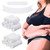 Wesnoy Cotton Tummy Liners and Bra Liners Set for Sweat Rash Skin Folds Plus Size Women Sweating Supplies(White,M,10 Pack)