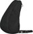 AmeriBag 10" Healthy Back Bag Microfiber Ergonomic Crossbody Sling Baglett for Everyday Use, Travel & Walking Comfort (Black)
