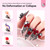 SAVILAND 3D Nail Gel Set: 12 Colors Non-Sticky Soak Off 3D Sculpting Gel for Nail Art Painting Drawing Hand Carving Molding with Sculpture Pen for 3D Nail Art Design Home Salon Manicure DIY