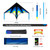 SGftre Delta Kite Easy to Fly,Single Line String with Tail for Beach Flying Kites for Kids and Adults Kites Outdoor Trip Park Family Game (Skyward-Blue, 1)