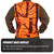 Volein Blaze Orange Hunting Vest with Pocket, Lightweight Deer Hunting Camo Vest for Big Game, 4XL