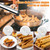 Churro Maker Machine, Catcan Churro Maker Kits Including Stainless Steel Churro Maker, Piping Bag with Churro Piping Tip, 4 Nozzles, 2 Brushes, 3 Discs for Homemade Different Shape Churros, Cookie