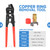 iCrimp IWS-1807CN PEX Crimping Tool Kit with PEX Crimpers, PEX Tubing Cutter, Copper Ring Removal Tool for 1/2’’ & 3/4’’ Copper Crimp Rings, Meets ASTM F1807 Standard