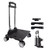 Backpack Trolley Wheeled Cart-Backpack Hand Truck with Luggage Strap,Aluminium Alloy Folding Trolley Cart for Bags Backpack Travel Luggage Cart