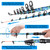 Sougayilang Fishing Rod and Reel Combos with Telescopic Fishing Pole Spinning Reels Fishing Carrier Bag for Travel Saltwater Freshwater Fishing