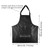 eywlwaar PU Waterproof Apron with One Big Pocket Adjustable Oil Proof Apron for Kitchen Dishwashing Cooking 29.92"x 26.77" (Black&Coffee-2Packs)