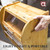 Arise Stylish Bamboo Bread Box for Kitchen Countertop, Extra Large 2-Shelf Wooden Bread Storage Container with Clear Windows and Air Vents Keep Bread, Bagels and Rolls Fresh, Self Assembly