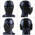 AOUTACC Airsoft Mask, Half Face Mesh Masks with Ear Protection Tactical Paintball Mask for CS/Hunting/Paintball/Shooting (BK)