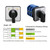 Baomain Universal Rotary Changeover Switch with Master Switch Exterior Box 660V 63A 8 Terminals 3 Position 2 Phase SZW26-63/D202.2D