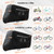 Bike Cover for 2 or 3 Bikes Outdoor Waterproof, 300D Oxford Heavy Duty Bicycle Cover Rain Dust UV Wind Proof Bike Tarp with Reflective Strips Storage Bag for Mountain Road Electric Bike