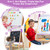 3-in-1 Adjustable Kids Art Easel Set, Height Adjustable Magnetic Whiteboard & Chalkboard with Painting Paper Roll, Wooden Dual-Sided Art Station for Toddlers & Children Ages 3+, Art Supplies Included