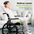 AUVON Anti-Slip Wheelchair Cushions with Front High Rear Low & Hump Design, Ergonomic Seat Cushion to Optimize Sitting Posture, Chair Cushions Relieve Sciatica, Back, Pressure Sore & Ulcer Pain AUVON Anti-Slip Wheelchair Cushions with Front High Rear Low & Hump Design, Ergonomic Seat Cushion to Optimize Sitting Posture, Chair Cushions Relieve Sciatica, Back, Pressure Sore & Ulcer Pain