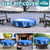 TARPAL 20ft Round tarp Waterproof 8mil Poly Tarps Pool Cover Multifunctional Tarpaulin Pool Covers for Above Ground Pools Dust and UV Resistance （Blue/Black）