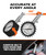 Tire Pressure Gauge - (0-60 PSI) Heavy Duty, Certified ANSI Accurate with Large 2 Inch Easy to Read Glow Dial, Low - High Air Pressure Gauge. Tire Gauge for Car and Trucks Tires by Vondior