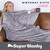Super Blanky Wearable Blankets for Women, Adult Wearable Blanket Men, Christmas Gifts for Women, Comfy Girlfriend Birthday Gifts for Her, Wife Birthday Gift Ideas, Blanket With Sleeves - Light Gray