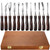 Covzoe 12 Pieces Wood Chisel Set, Woodworking Carving Tools with Wooden Box, CR-V Steel Edge Blade with Premium Wood Handle, Professional Wood Gouge Turning Tools for Craftsman Carpenter Beginners
