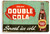 Tinworld Tin Sign: Double Cola Soda Retro Metal Décor D055
