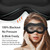 Sleep Mask for Women Men, 100% Blackout 3D Contoured Cup Blindfold Eye Mask for Sleeping Washable Non-Pressure Eye Shade Covers with Adjustable Strap for Travel, Meditation, Side Sleeper