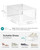 SONGMICS Shoe Boxes, Pack of 12 Shoe Storage Organizers, Stackable Clear Plastic Boxes for Closet, Sneakers, 13.1 x 9.1 x 5.6 Inches, Transparent and White ULSP12SWT