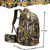 Kioqiear Hunting Backpack,Outdoor Gear Hunting Pack with Rain Cover,Durable Large Capacity Hunting Day Pack.(GREEN CAMO)