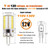 ZHENMING 110V- 130V G4 LED Bulb Dimmable Cool White 6000K (Not Low Voltage 12V) 3W 20W 30W Halogen Equivalent Bi-Pin Base Lamp (Pack of 10)