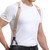 LazarsSpace Men's Side Suspenders with Dual Clips Per Side - Secure Fit, Ultimate Comfort, and Belly Relief Beige