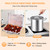Hot Stones Massage Warmer Kit with Temperature Adjustment, 21 Pcs Hot Stones Massage Set, Portable Hot Stone with Heater for Home Spa Warming Therapy Relaxing