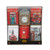 New English Teas Best of British Tea Collection - 6 Iconic London Tins Gift Set (Bus, Big Ben, Phone Box, Post Box) - 4.7oz Loose Leaf English Tea