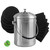 12 Pieces Counter Top Activated Carbon Compost Bin Filters - Extra Thick Indoor Pail Replacement Charcoal Caddy Filters Refill, 0.4" Thickness