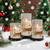 DRomance Snowman Glass Flameless Candles Rechargeable Battery Operated with Remote and Timer Real Wax LED Flickering Pillar Candles White Cold Light Window Christmas Holiday Decor D3 x 4",5",6"
