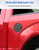 Fit for 2015-2020 Ford F-150 Locking Fuel Gas Filler Tank Door Cap Cover with Keys, Gas Tank Cap Fuel Filler Door Cover Trim Exterior Accessories, Black