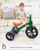 KRIDDO Kids Tricycles Age 2 Years to 5 Years, 12 Inch Puncture Free Rubber Wheel w Front Light, Adjustable Seat Height, Gift Toddler Tricycles for 2-5 Year Olds, Trikes for Toddlers, Green