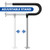 Stainless Steel Handicap Grab Bars Rails 29.5 Inch Toilet Handrails Bathroom Safety Bar Support Rail for Seniors Elderly Disabled Mounted Bath Grips (Stainless Steel, 29.5 Inch)