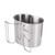 Goetland Stainless Steel WWII US Army Canteen Water Bottle Military Canteen Kit 1.3QT with 0.6QT Cup Nylon Pouch G.I.