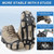 Crampons Ice Cleats for Shoes and Boots Traction Snow Cleats with 9 Studs Snow Cleats Chains Non Slip Rubber Crampons for Hiking Boots Men Women Ice Snow Winter Walking Climbing Fishing (XL)