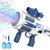 Bubble Guns Automatic with Build-in Bubble Solution (4.4 oz), 3 Fans Drive 6X Lens Bubble Blower Machine, Cool Favors for Summer Ourtdoor Party Birthday Wedding Toy