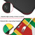 2F22E Extended Baseball Home Plate Mat with Color Highlights for Pitching and Hitting Practice,Rubber Home Plate Mat for Training