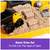 Kinetic Sand, Construction Site Folding Sandbox with 2lbs Play Sand & Toy Truck, Storage Case, Sensory Toys, for Kids Ages 3 and up