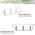 AnBaiMei Clear Window Mounted Bird Feeder Bath with Strong Suction Cups for Outside, Transparent Glass Birdfeeder Birdbath for Cats, Kids, Elderly Viewing, 2 Pack