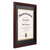 upsimples 11x14 Diploma Frame Certificate Degree Document Frame with High Definition Glass, 8.5 x 11 with mat for Wall and Tabletop, Mahogany Double Mat, 1 Pack