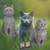 HONLANCH Animal Cat Series Shorthair Blue Cat Micro Building Blocks Set(2903PCS) Gift for Adults and Kids
