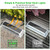 Lacasa Solar Deck Lights, Solar Light Outdoor Waterproof IP68, 8 Pack Solar Powered Pathway Yard Driveway Step Landscape Lights, LED Lighting 50LM for Garden Path Walkway Stair Patio, Cool White 6000K