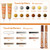 REALINN Wood Furniture Repair Kit- Set of 28 - Touch Up Markers, Fillers with Wood Putty - Repair Scratch, Cracks, Hole, Discoloration for Wooden Door, Floor, Table, Cabinet