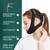 Double Adjustable Anti Snoring Chin Strap for CPAP Users - Chin Strap for Snoring Face Mask Bandage Keeping Mouth Closed - No Dry Mouth Nasal Breathing for Women and Men (Black)