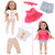 K.T. Fancy 10 Sets American 18 Inch Doll Clothes and Accessories Include Doll Clothing Dress Fit for 18 inch Dolls ( No Doll )